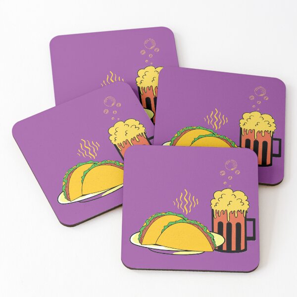 Aperçu de l'œuvre Taco et bière créée et vendue par andrasdesignssss.