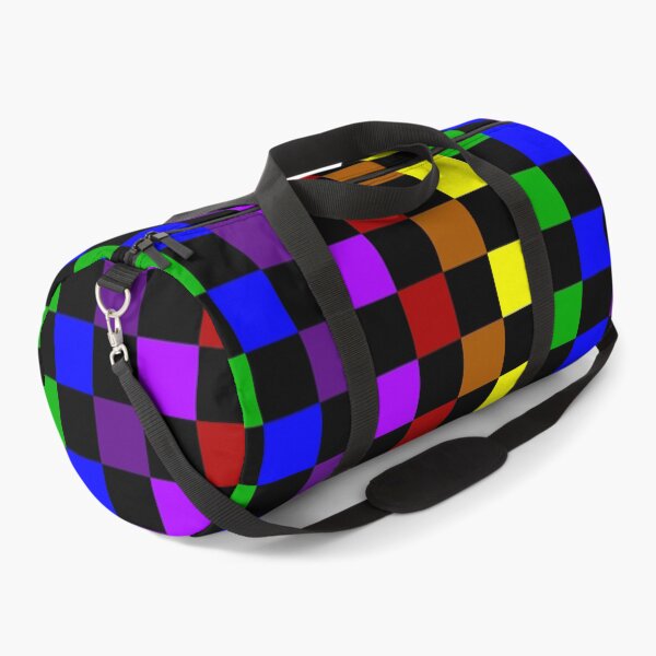 Item preview, classic emo chequered pattern (rainbow)  designed and sold by kiippers.