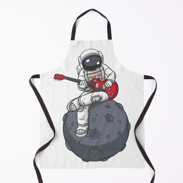 Item preview, astronaut playing guitar on the moon designed and sold by JTS STORE.
