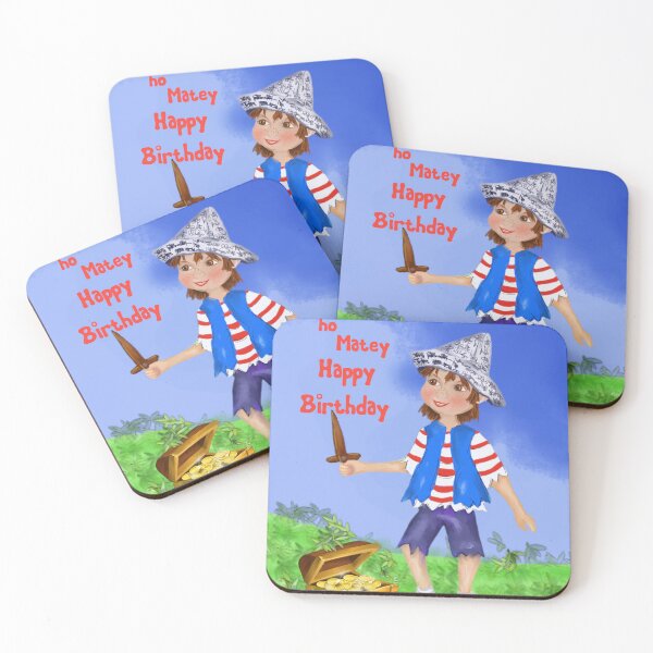 Item preview, Yo ho ho matey, happy birthday designed and sold by Faerieglen.