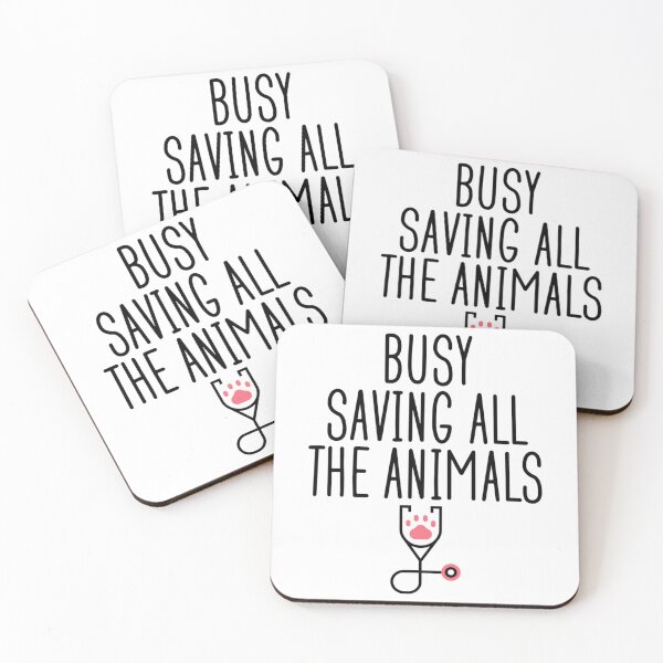 Item preview, Vet Tech  Funny Vet Tech  Vet Tech Quote  Busy Saving All The Animals, Gift Idea for Vet Tech  (2) designed and sold by RussesMosan.