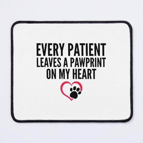 Item preview, Vet Tech  Funny Vet Tech  Vet Tech Quote  Every Patient Leaves A Pawprint On My Heart, Gift Idea  designed and sold by RussesMosan.
