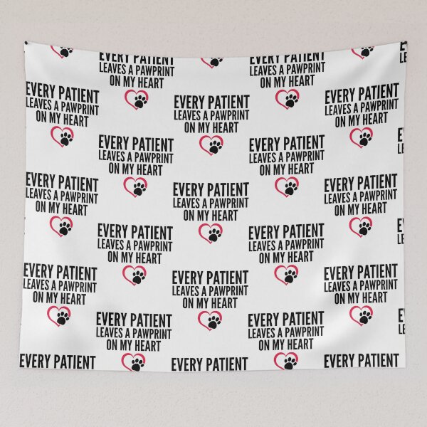 Item preview, Vet Tech  Funny Vet Tech  Vet Tech Quote  Every Patient Leaves A Pawprint On My Heart, Gift Idea  designed and sold by RussesMosan.