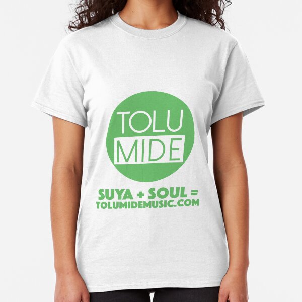 TolumiDE Music - Suya Soul - Green White Green Classic T-Shirt