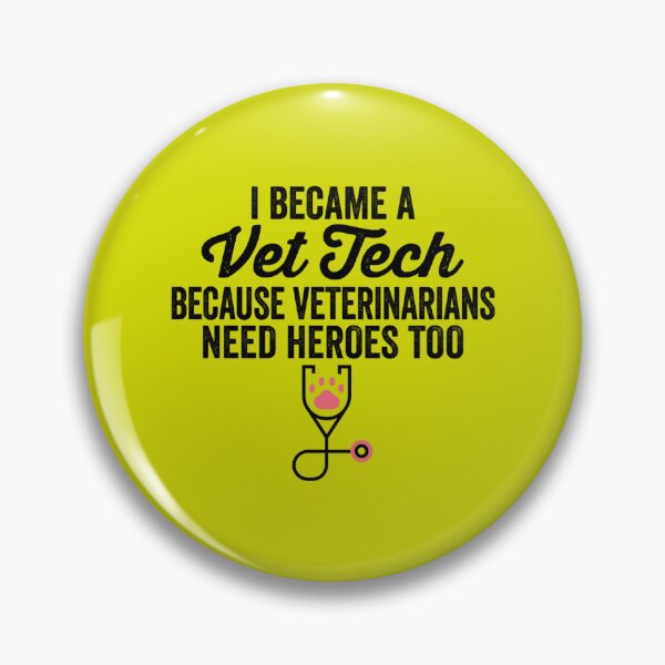Item preview, Vet Tech  Funny Vet Tech  Vet Tech Quote  I Became A Vet Tech Because Veterinarians Need Heroes designed and sold by RussesMosan.
