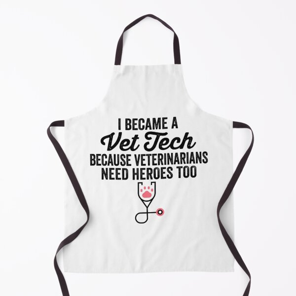 Item preview, Vet Tech  Funny Vet Tech  Vet Tech Quote  I Became A Vet Tech Because Veterinarians Need Heroes designed and sold by RussesMosan.