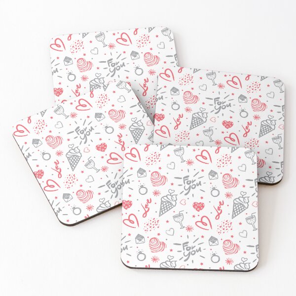 Item preview,  Valentine Day Doodle Pattern cute valentine day gift designed and sold by Nuqta.