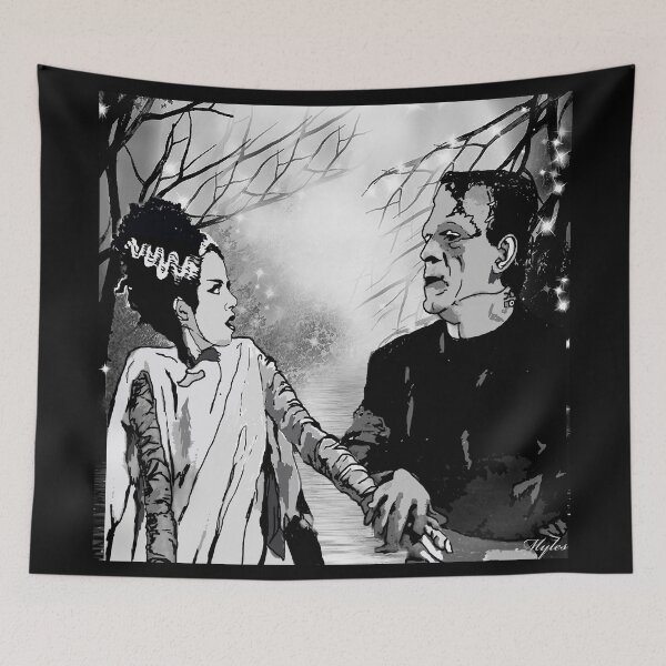 Item preview, FRANKENSTEIN AND WIFE:  WE WERE MEANT FOR EACH OTHER designed and sold by Overthetopsm.