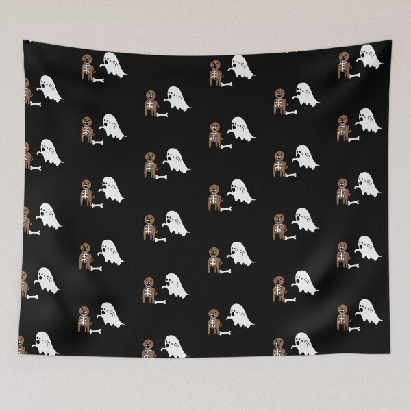 Item preview, Cute ghost scaring dog funny designed and sold by nightspeed.