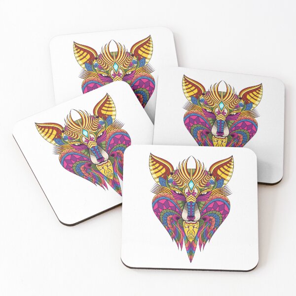 Item preview, Colorful Mandala Wolf Art  designed and sold by JTS STORE.