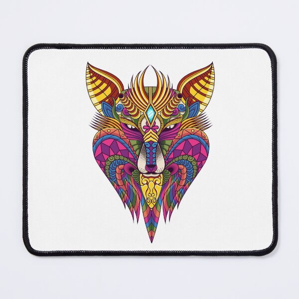 Item preview, Colorful Mandala Wolf Art  designed and sold by JTS STORE.
