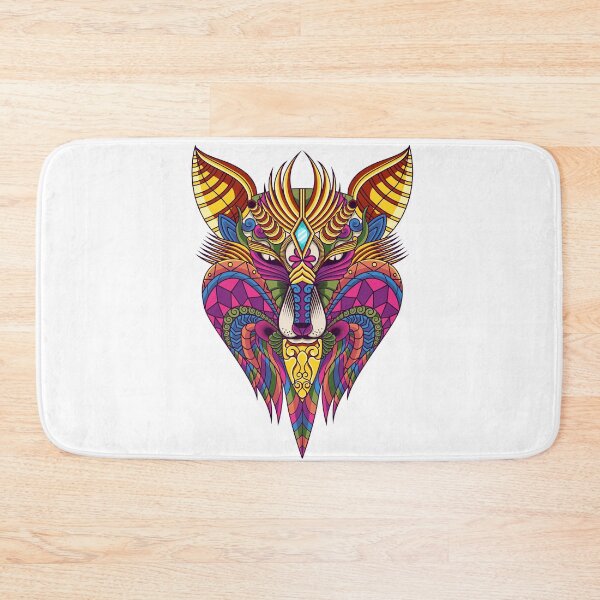 Item preview, Colorful Mandala Wolf Art  designed and sold by JTS STORE.