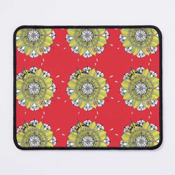 Item preview, Mandala Dragonfly Prepare For Swift Action Red designed and sold by SpiritGifts.