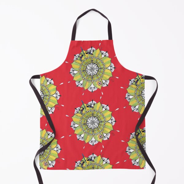 Item preview, Mandala Dragonfly Prepare For Swift Action Red designed and sold by SpiritGifts.