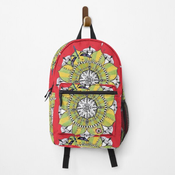 Item preview, Mandala Dragonfly Prepare For Swift Action Red designed and sold by SpiritGifts.