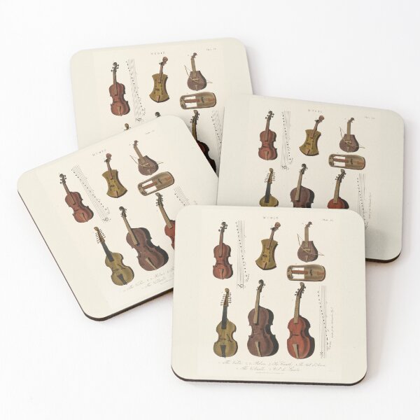 Item preview, Vintage Music String Instrument Poster  designed and sold by Old Soul Vintage .