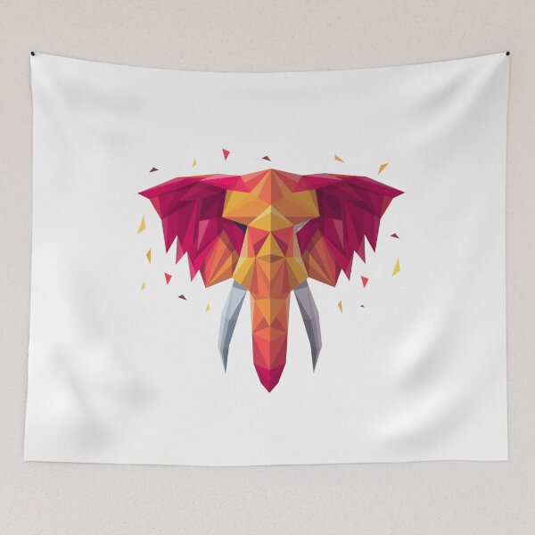 Item preview, Elephant Geometric Art designed and sold by JTS STORE.