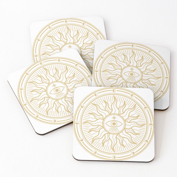 Item preview, Golden Occult Symbol Art designed and sold by JTS STORE.