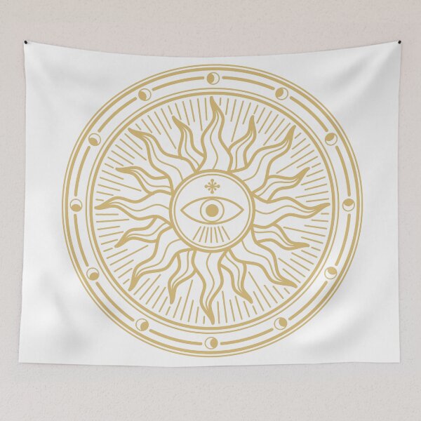 Item preview, Golden Occult Symbol Art designed and sold by JTS STORE.