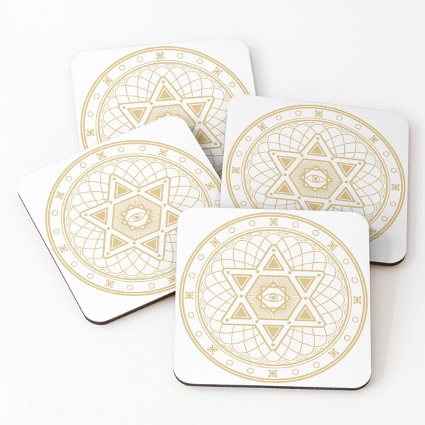 Item preview, Golden Occult Symbol Art designed and sold by JTS STORE.