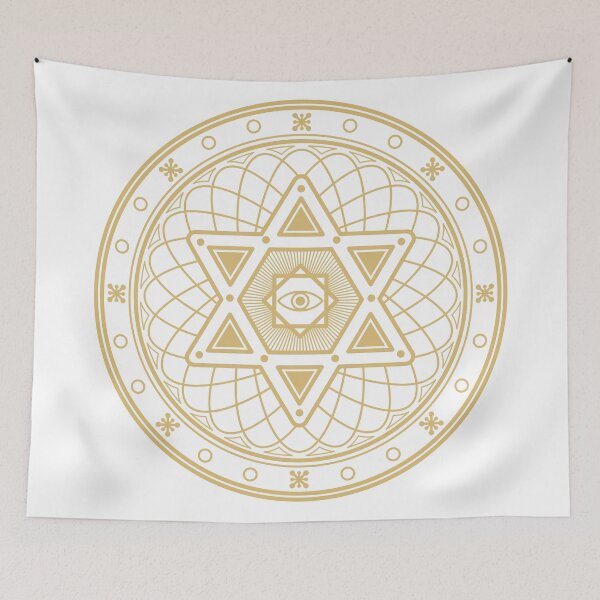 Item preview, Golden Occult Symbol Art designed and sold by JTS STORE.