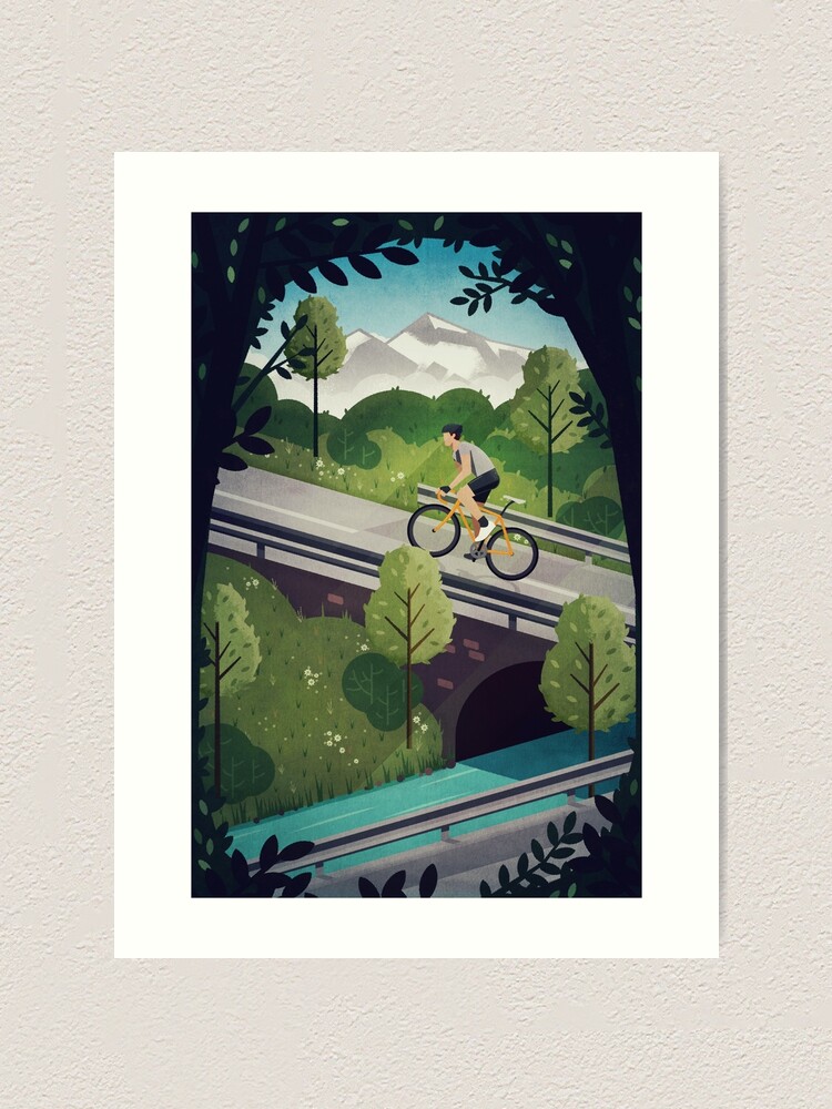 Alternate view of Into the Hills Art Print