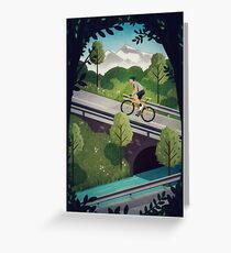 Into the Hills Greeting Card