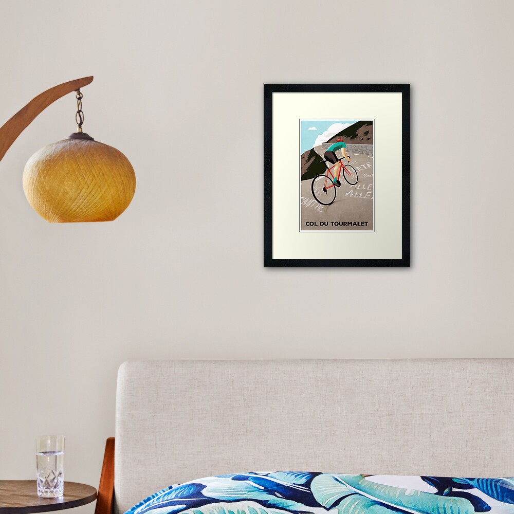 Col Du Tourmalet Framed Art Print