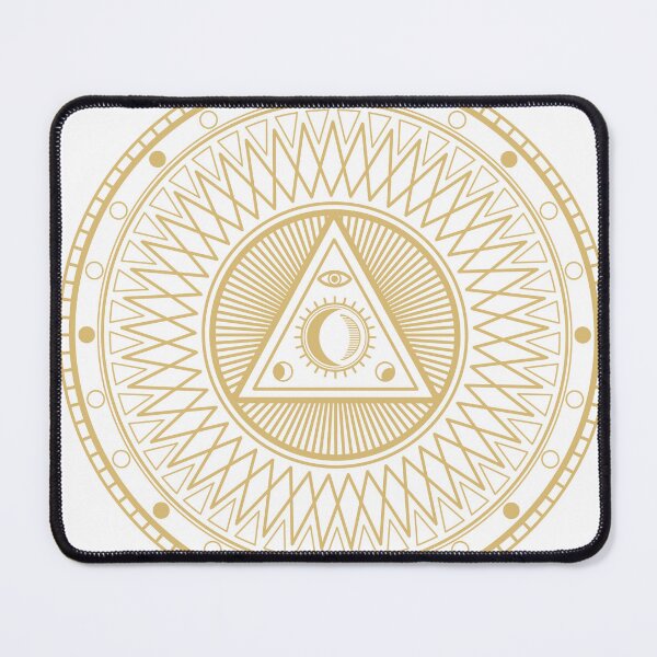 Item preview, Golden Occult Symbol Art designed and sold by JTS STORE.