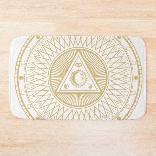 Item preview, Golden Occult Symbol Art designed and sold by JTS STORE.