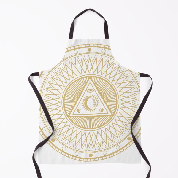 Item preview, Golden Occult Symbol Art designed and sold by JTS STORE.