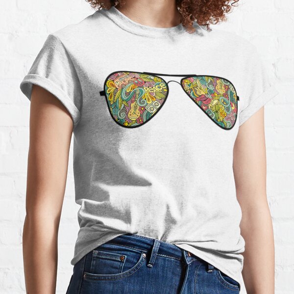 Hippy Sunglasses Classic T-Shirt