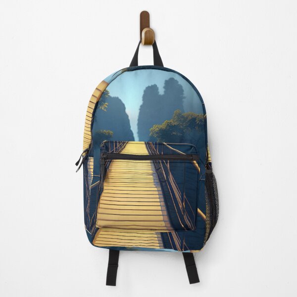 Item preview, 'Background Asset - Bridge, Mountain, Wood, Forest' designed and sold by Bako24.