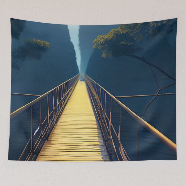 Item preview, 'Background Asset - Bridge, Mountain, Wood, Forest' designed and sold by Bako24.