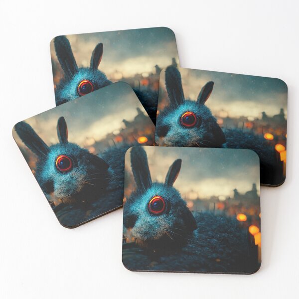Item preview, A killer rabbit in a city. designed and sold by Maniock.