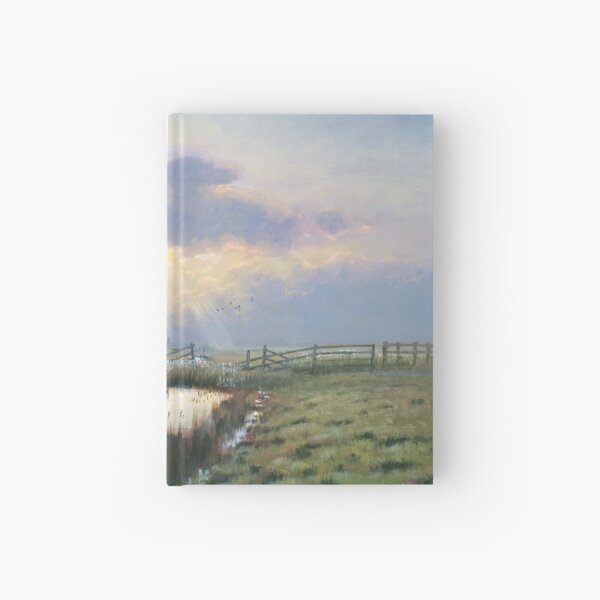Late Afternoon at Halvergate Hardcover Journal