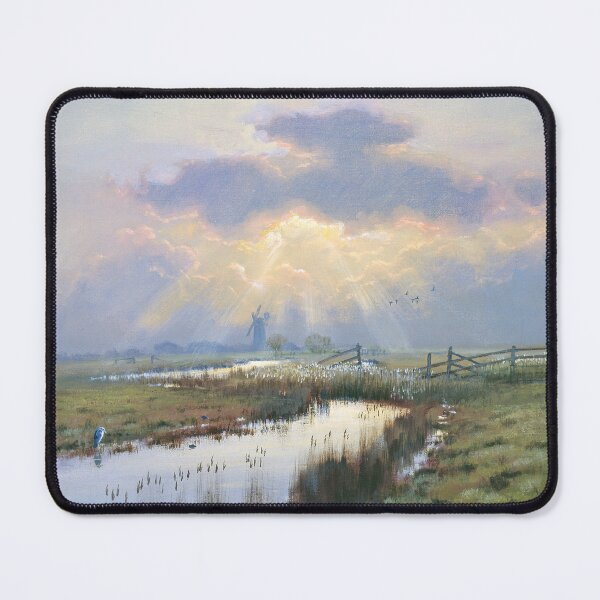 Late Afternoon at Halvergate Mouse Pad