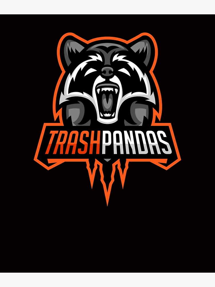 Team Trash Pandas Poster for Sale by artlahdesigns