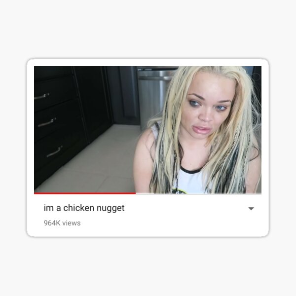 i&apos;m a chicken nugget Sticker