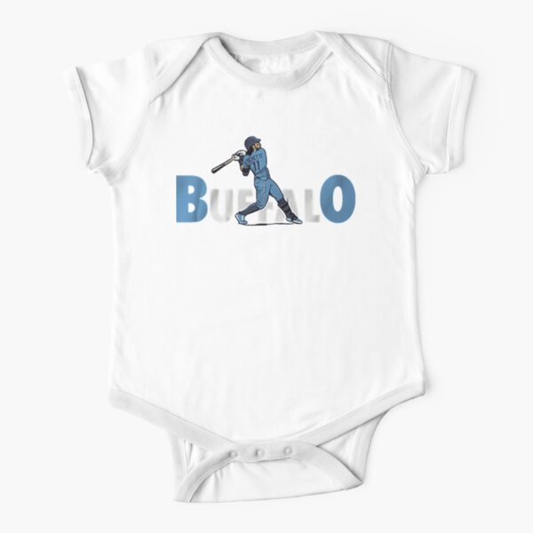 Bo Bichette Swing Powder Blue Alternate Baby One-Piece for Sale by LDmedia