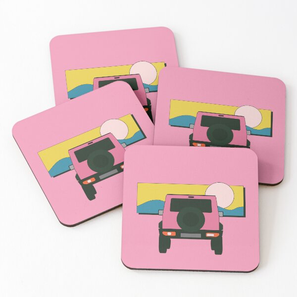 Item preview, Pink Suzuki Jimny | Into The Sunset designed and sold by stoicjimny.