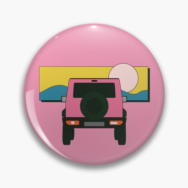 Item preview, Pink Suzuki Jimny | Into The Sunset designed and sold by stoicjimny.