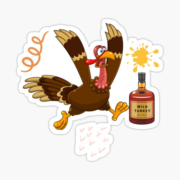 wild turkey bourbon Sticker