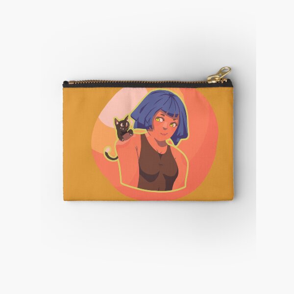 Item preview, Flat colored artwork - Girl & Cat designed and sold by llooddroos.