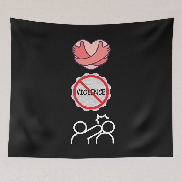 Item preview,  Hugs not thugs  designed and sold by ProjectOfColor.