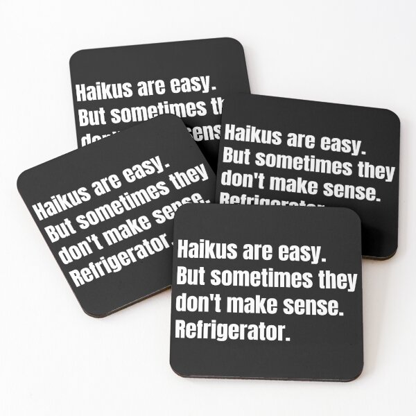 Item preview, haikus are easy but sometimes they don't make sense refrigerator designed and sold by Eriksonshop.