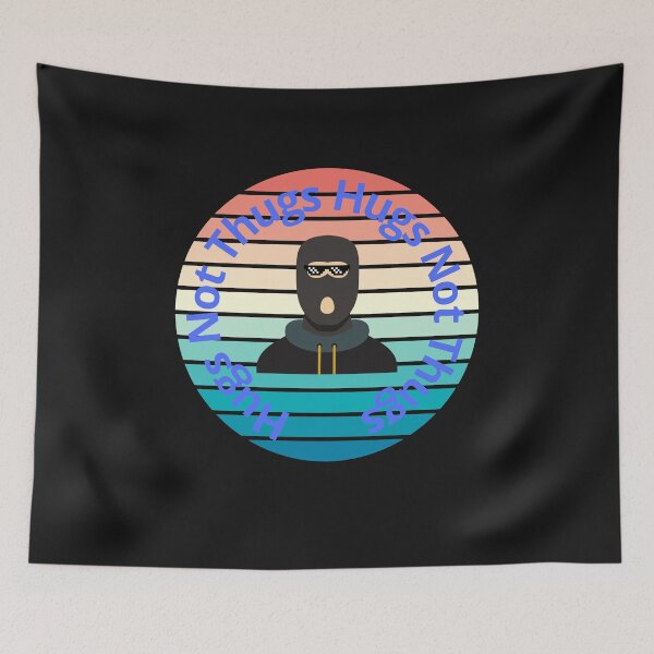 Item preview,  Hugs not thugs  designed and sold by ProjectOfColor.
