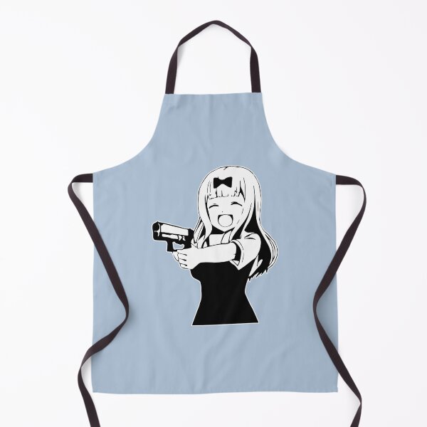 Item preview, Chika fujiwara holds a gun anime girl with a gun designed and sold by BreannaKi.