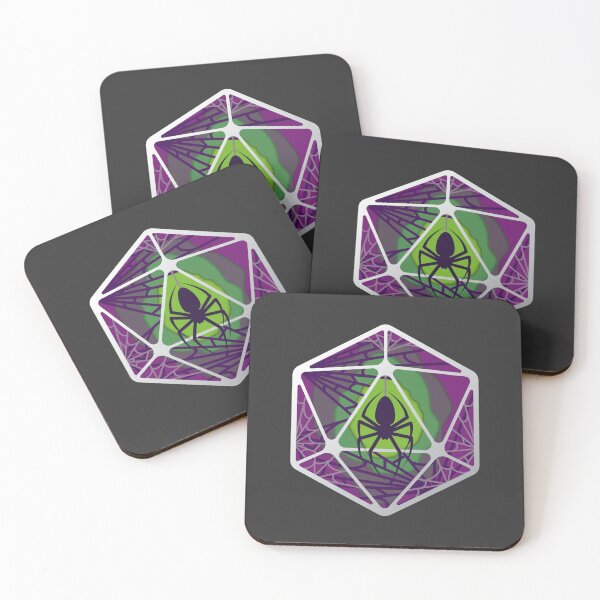 Item preview, Halloween Spider D20 dice designed and sold by wolfkin-design.