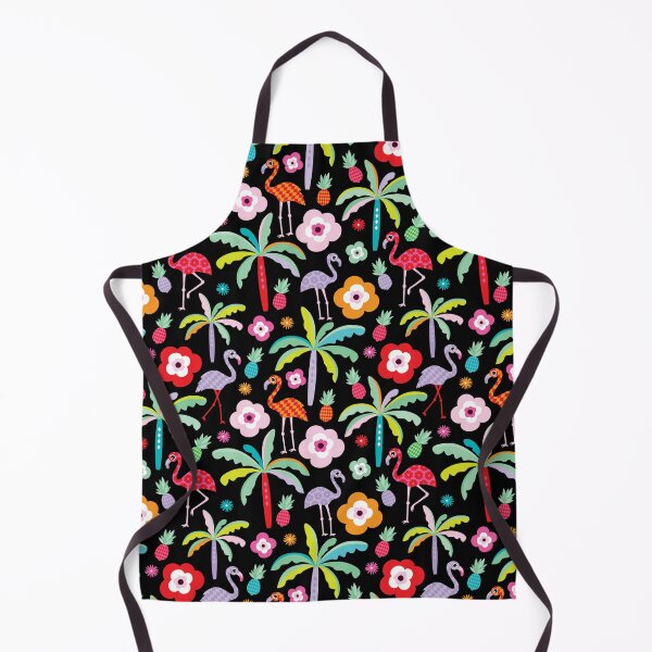Artikelvorschau, Flamingo Paradise - Black entworfen und verkauft von Rainbows Galore.